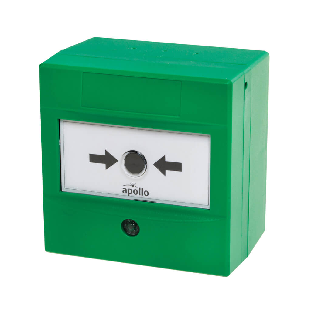 SA5900-011APOManual Call Point (Green) Main Product Image_1024x1024px_E_NR-98 Hagyományos kézi jelzésadó "zöld"